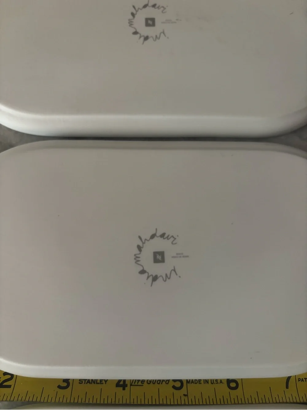 Indaba whiteCeramic Dual-Dip Serving Tray with Two Removable Bowls